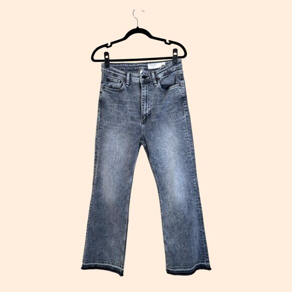 Rag Bone Casey High Rise Ankle Flare Jeans Harley - Picture 1 of 6